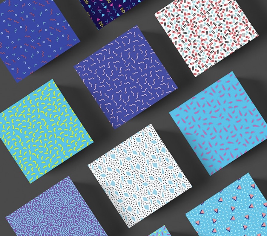 10 Memphis Style Patterns
