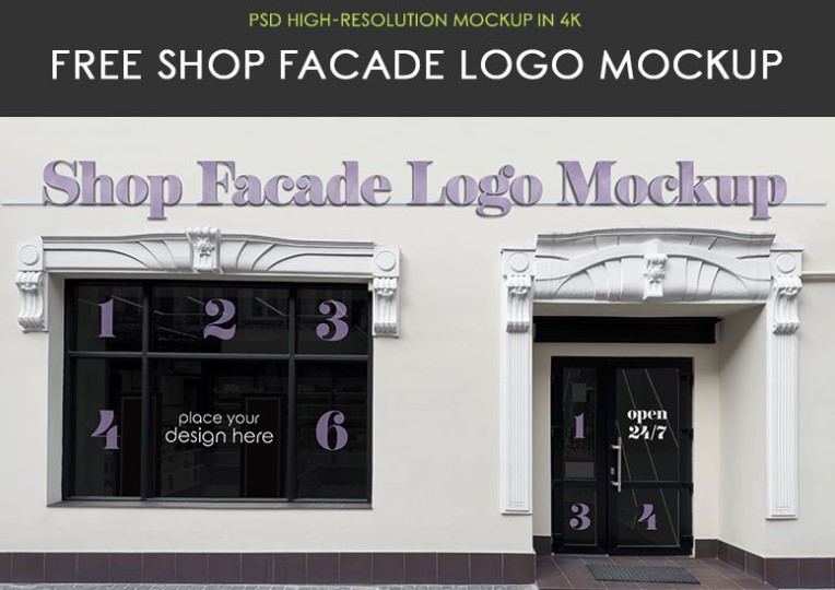 Shop Facade Mockup