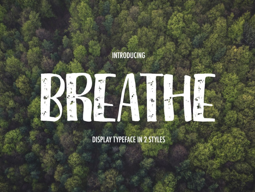 Breathe Display Font
