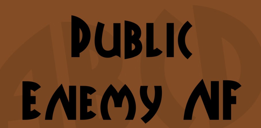 Public Enemy NF Font