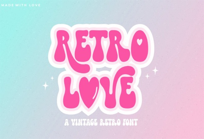 Retro Love Font