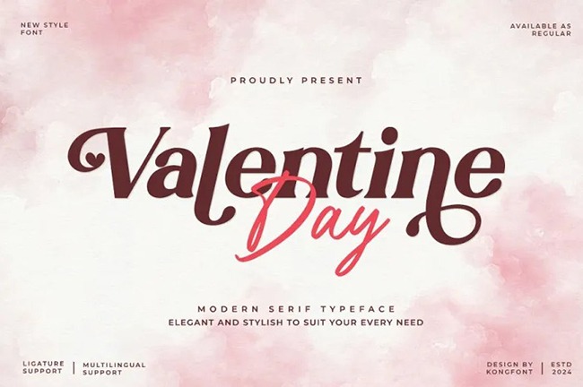 Valentine Day Serif Font