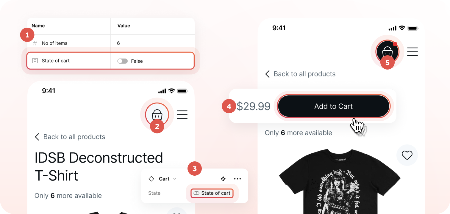 How to create boolean variables in Figma