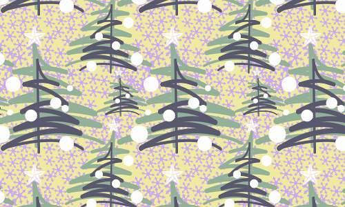 Рождественская елка свободный рисунок