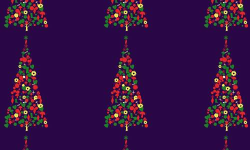 Фиолетовые бесплатные образцы рождественской елки