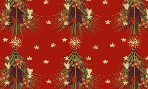 Красные бесплатные новогодние елки