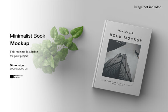 Minimalist Book Cover FREE Mockup