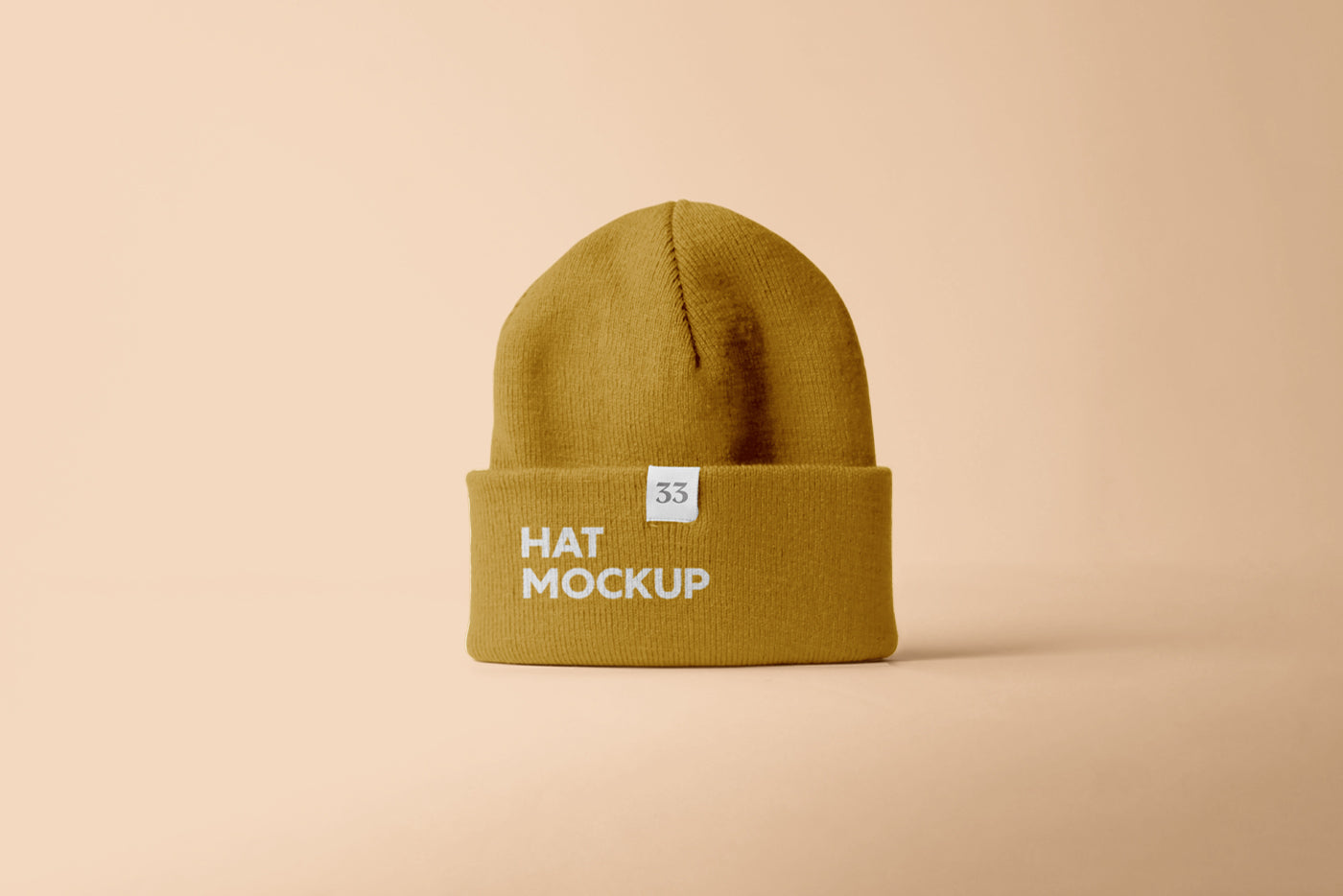 Winter Hat Mockup