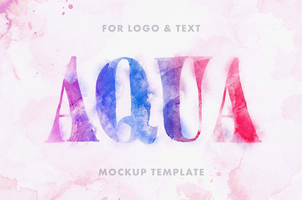 Free Aquarelle Text Effect