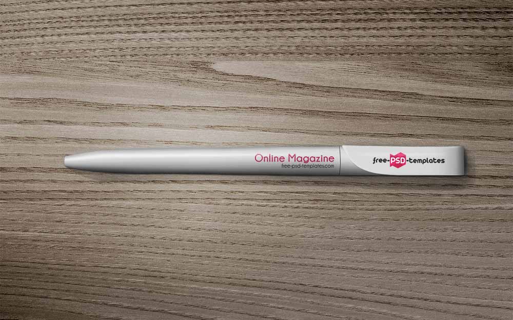Free Pen Mockup in PSD