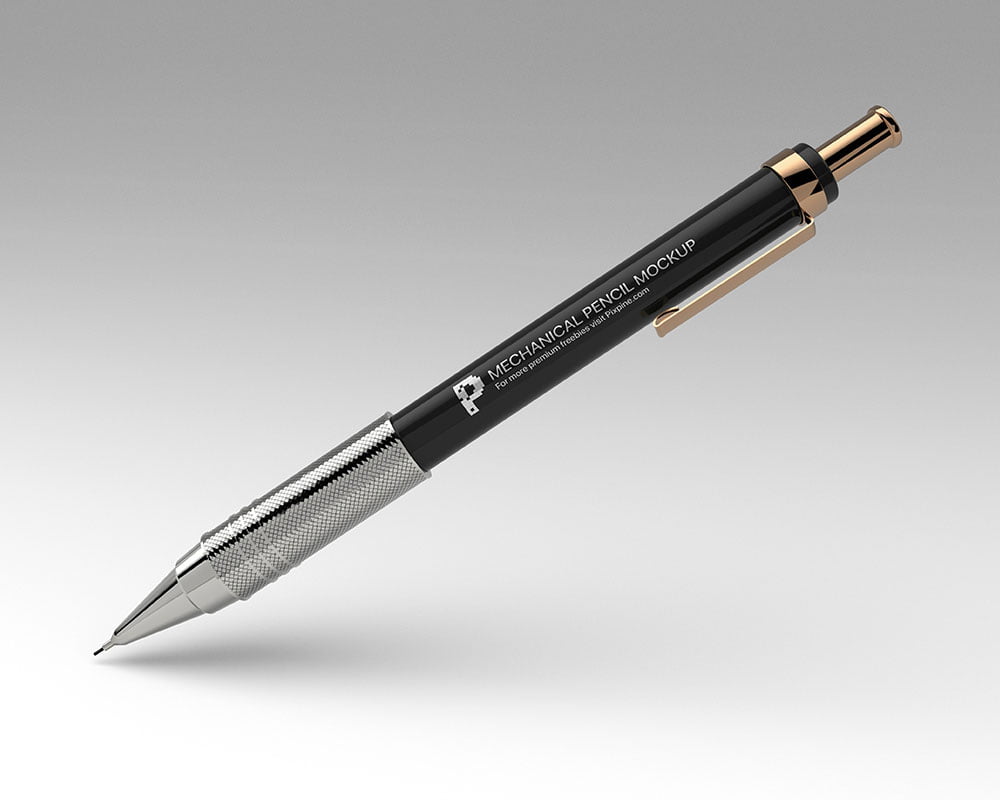 Free Mechanical Pencil Mockup