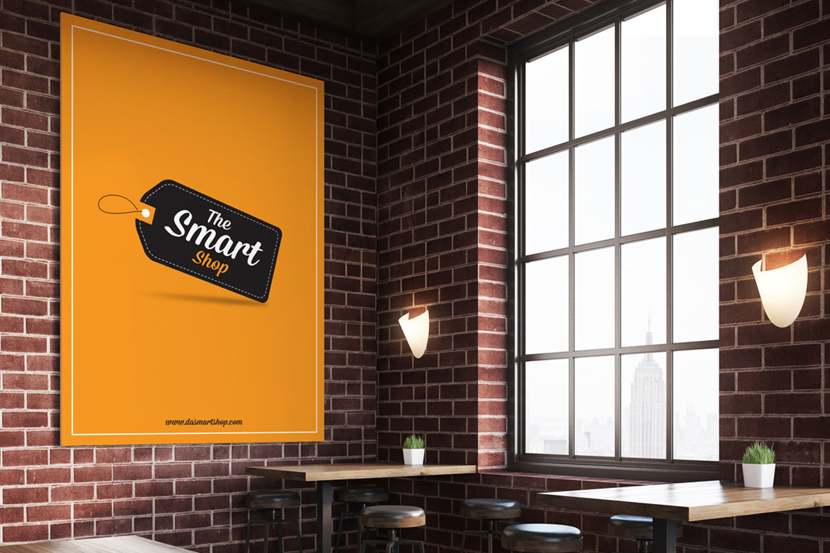 Restaurant Indoor Poster Mockup